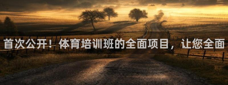 尊龙这个平台怎么样：首次公开！体育培训班的全面项目，