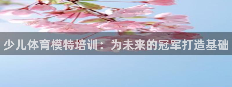 凯时国际app首页登录入口：少儿体育模特培训：为未来
