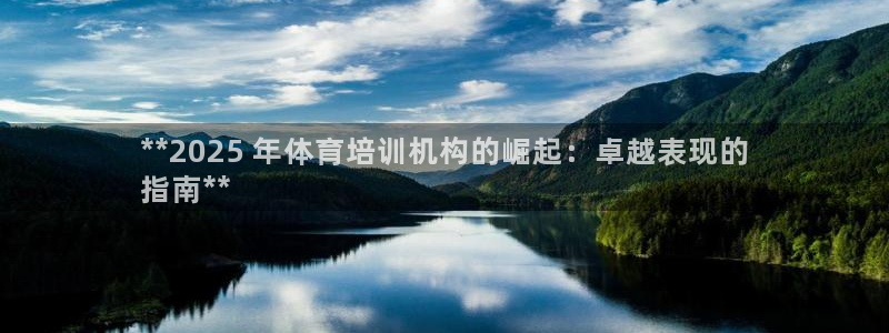 尊龙凯时网页版：**2025 年体育培训机构的崛起：卓越表现